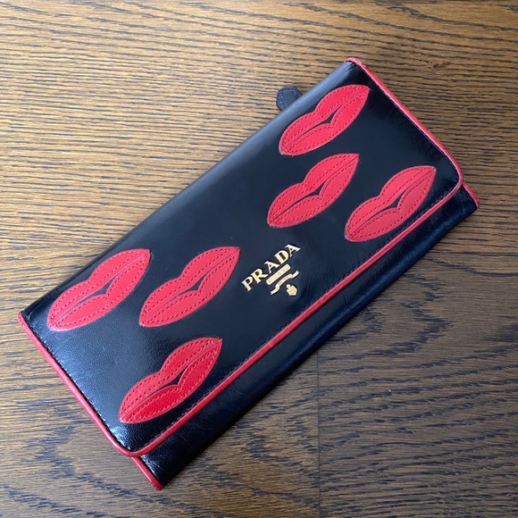prada lipstick card holder